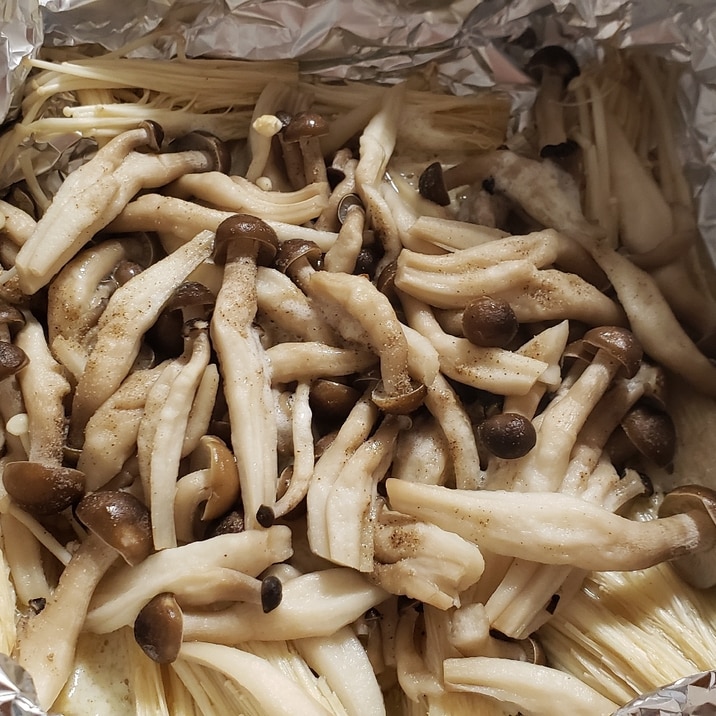 きのこたっぷり!ホイル焼き